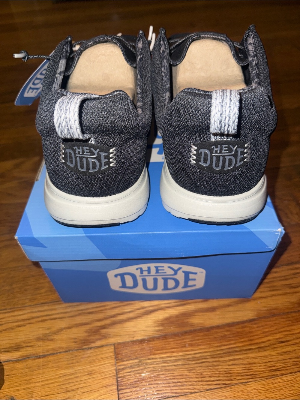 Hey Dude Men's Black Casual Slip-On Shoes - Picture 3 of 4